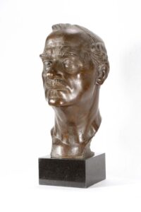 Portrait of Prof. Jan Czochralski, A. Karny, 1944, bronze